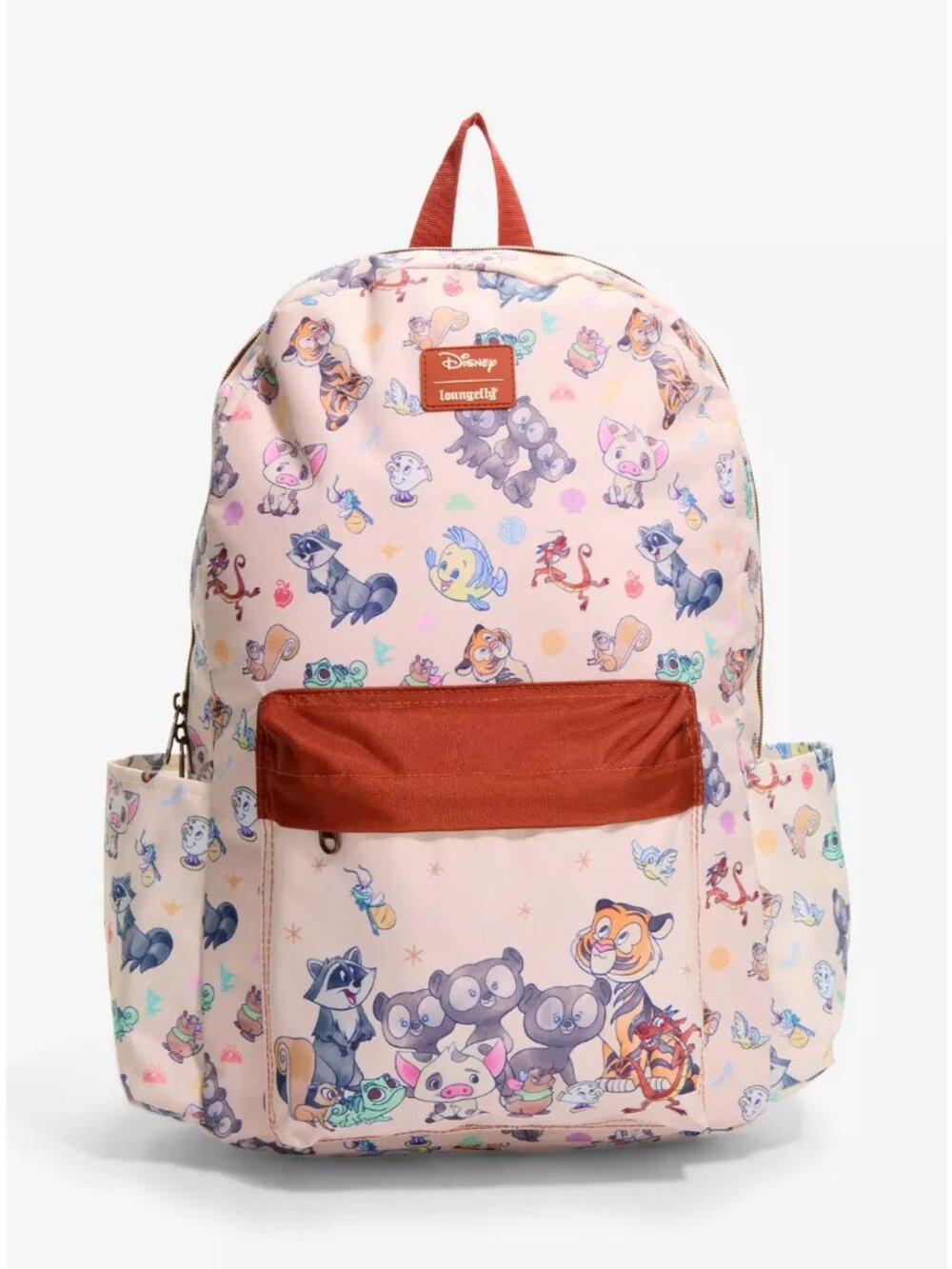 Loungefly Disney Princess Sidekicks Backpack Full Size Disney Characters Bag New